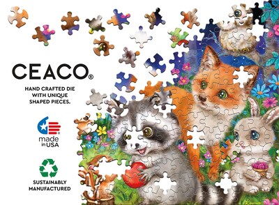 Foto 5 | Rompecabezas Ceaco Kayomi Harai Woodland Friends 100 Piezas - Venta Internacional.