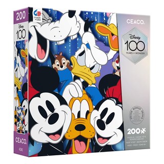 Foto 3 | Rompecabezas Ceaco 100 Aniversario De Disney, 200 Piezas - Venta Internacional.