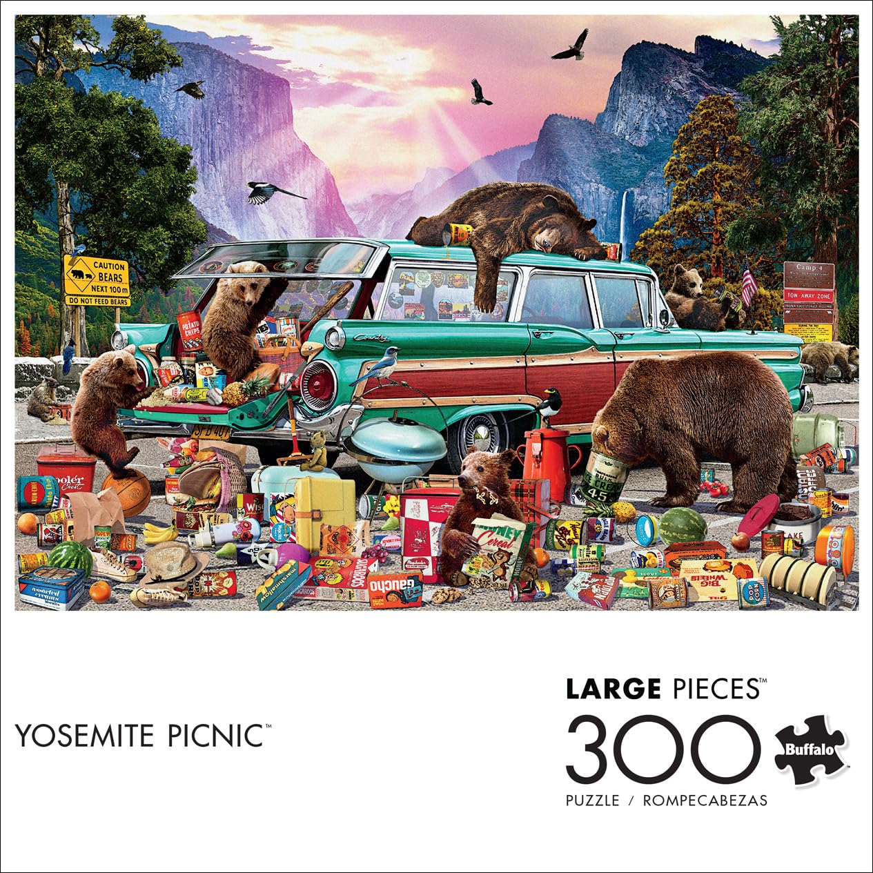 Foto 3 pulgar | Rompecabezas Buffalo Games Garry Walton Yosemite Picnic 300p - Venta Internacional.