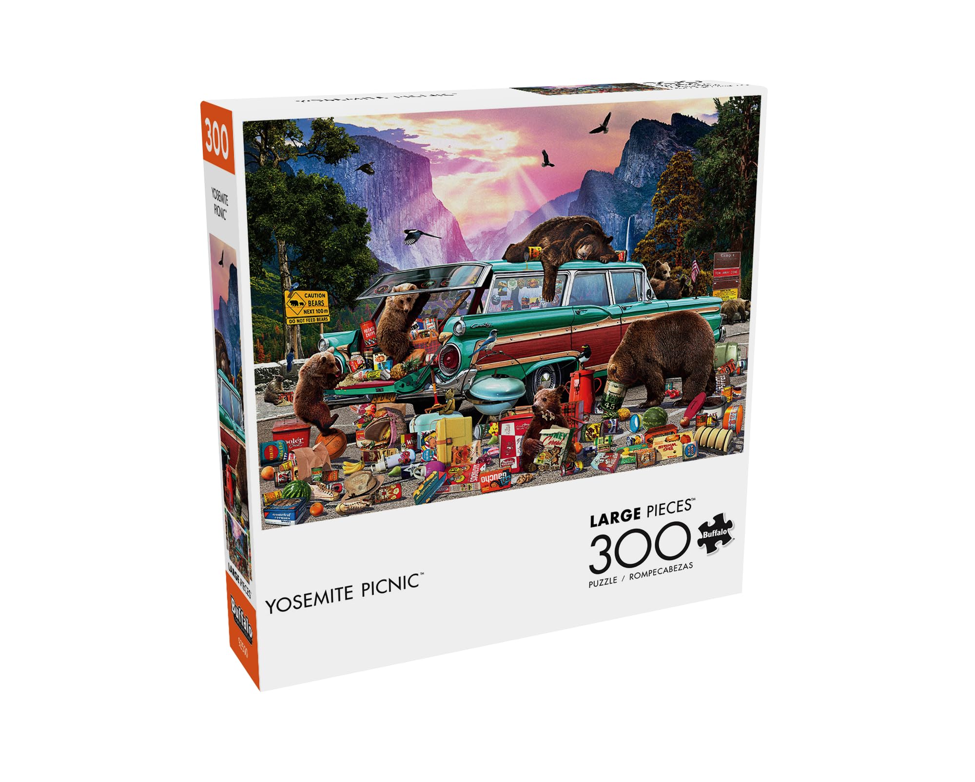 Foto 3 | Rompecabezas Buffalo Games Garry Walton Yosemite Picnic 300p - Venta Internacional.