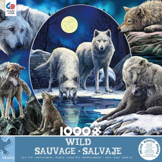 Foto 1 | Rompecabezas Ceaco Lisa Parker Wild Wolves Collage 1000 Unidades - Venta Internacional.
