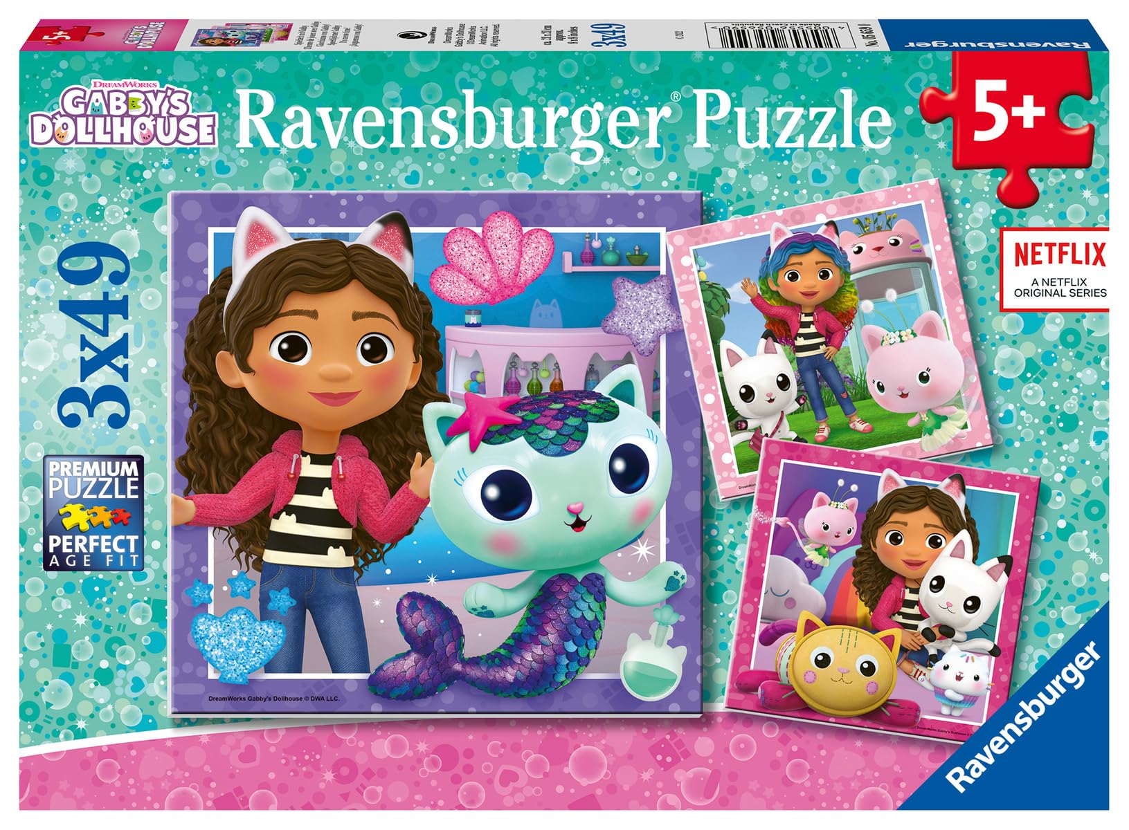 Foto 2 pulgar | Set De Rompecabezas Ravensburger Gabby's Dollhouse Para Niños De 4 A 8 Años - Venta Internacional.