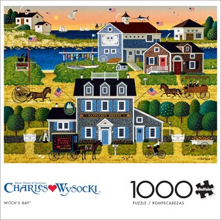 Foto 2 | Rompecabezas Buffalo Games Charles Wysocki Witch's Bay 1000 Piezas - Venta Internacional.