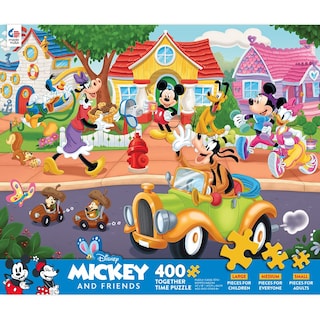 Foto 2 | Rompecabezas Ceaco Together Time Disney Mickey 400 Piezas - Venta Internacional.