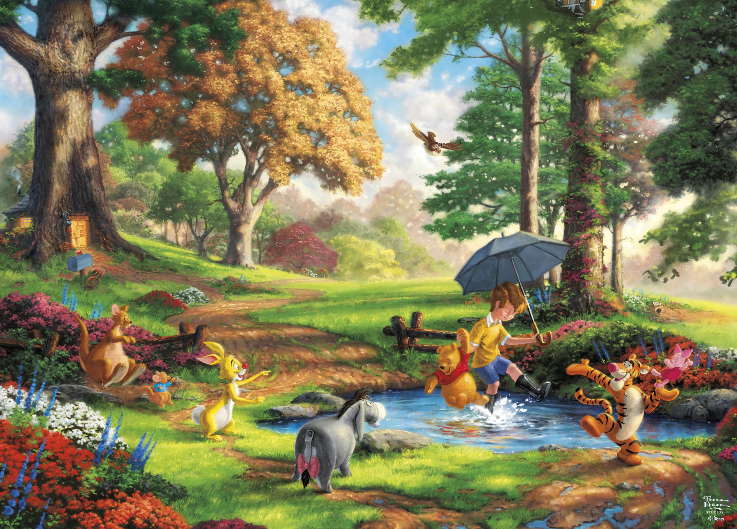 Foto 1 | Rompecabezas Ceaco Thomas Kinkade Disney Winnie The Pooh - Venta Internacional.
