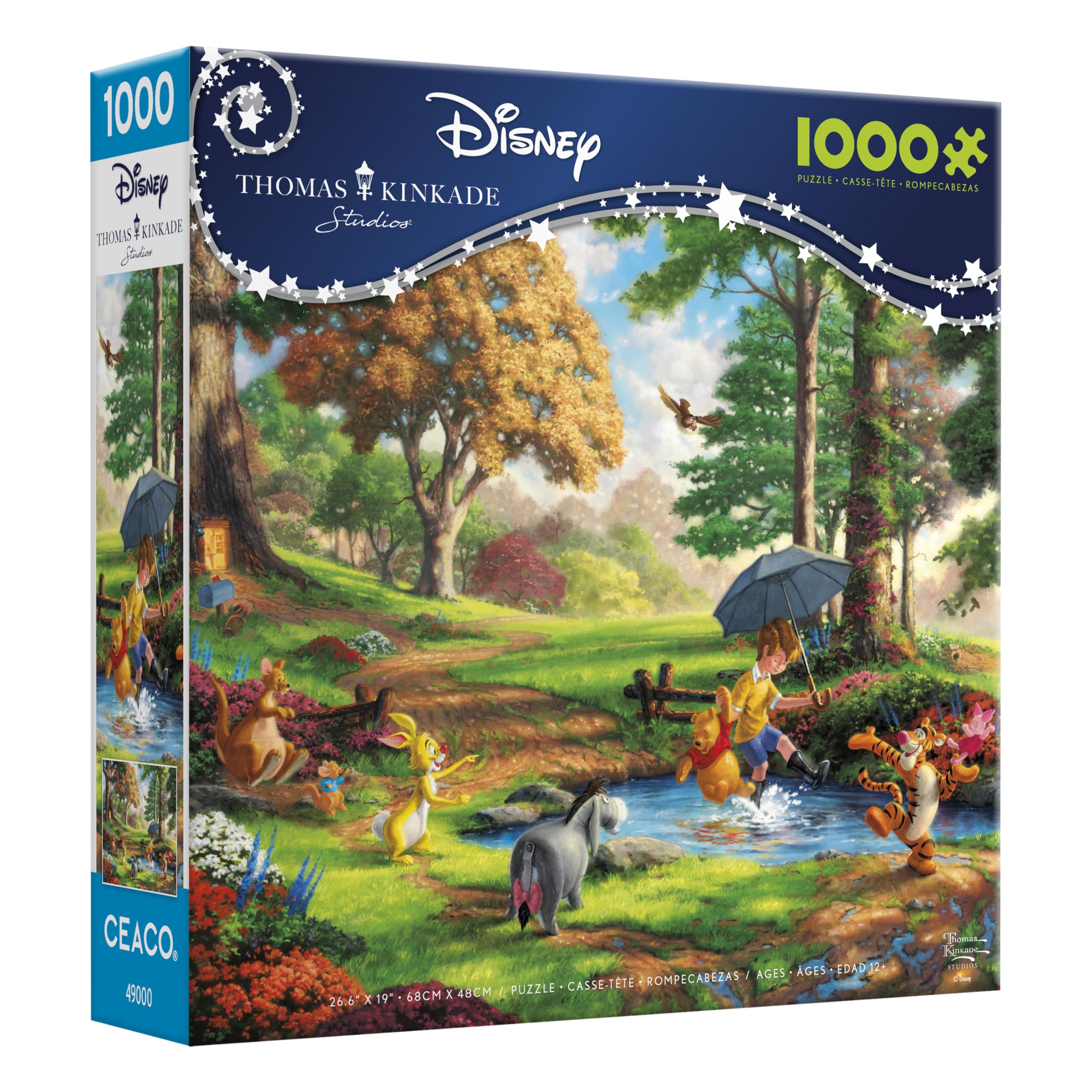 Foto 4 pulgar | Rompecabezas Ceaco Thomas Kinkade Disney Winnie The Pooh - Venta Internacional.