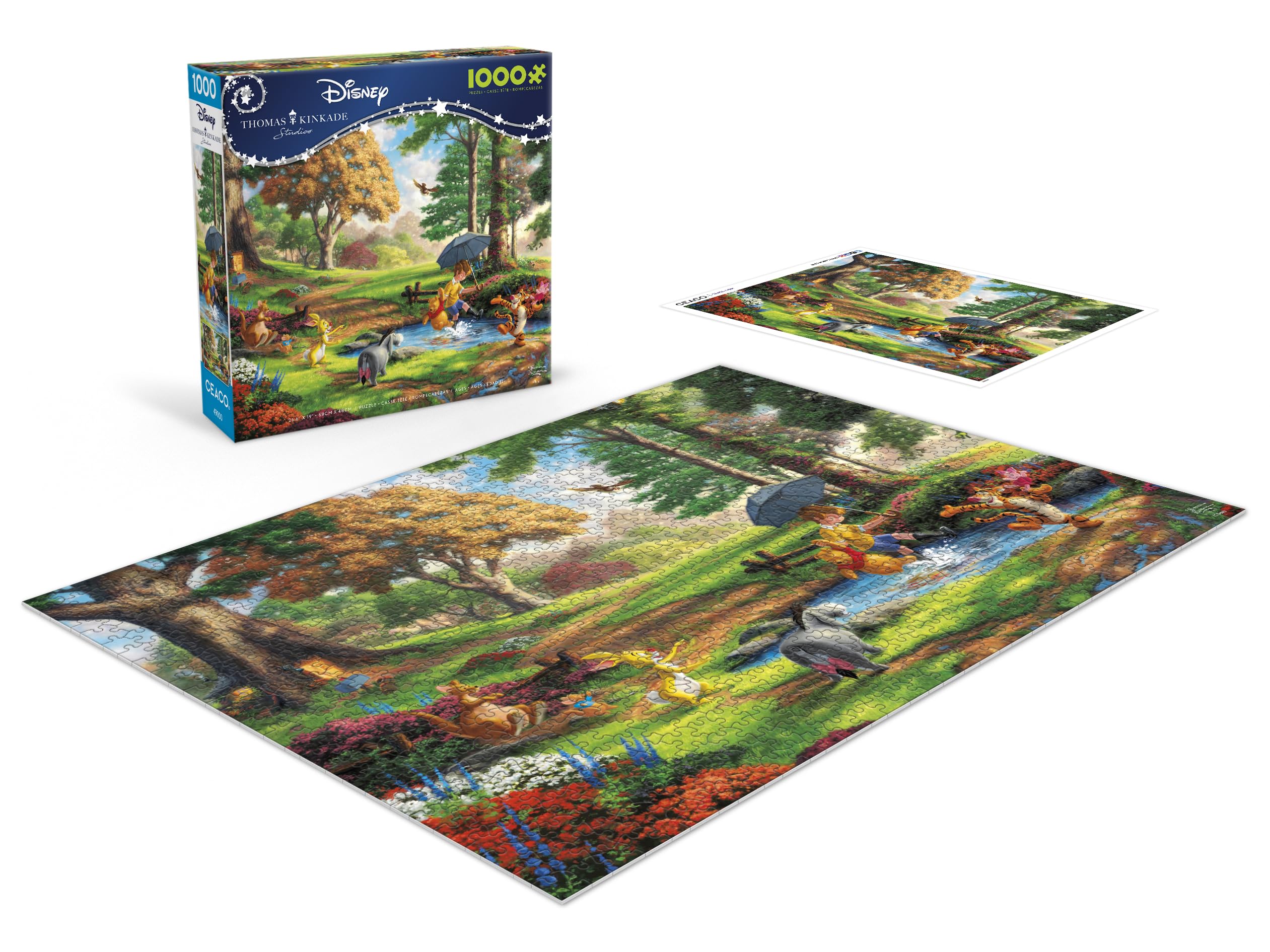 Foto 5 pulgar | Rompecabezas Ceaco Thomas Kinkade Disney Winnie The Pooh - Venta Internacional.