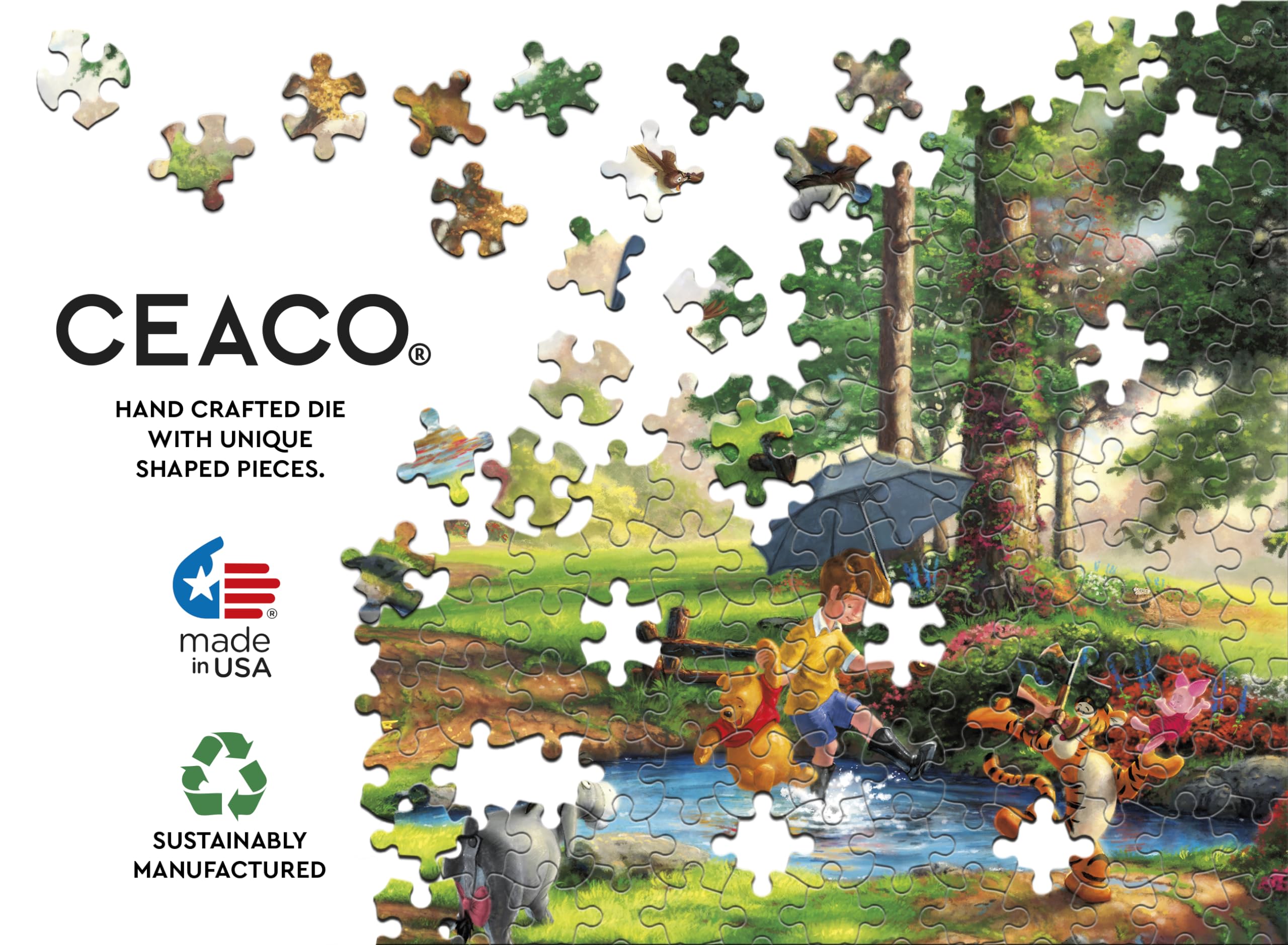 Foto 6 pulgar | Rompecabezas Ceaco Thomas Kinkade Disney Winnie The Pooh - Venta Internacional.