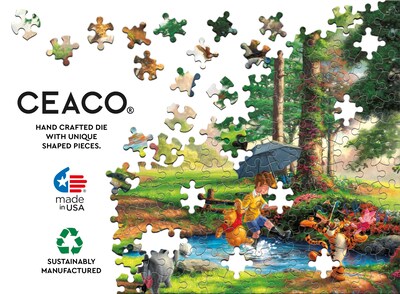 Foto 5 | Rompecabezas Ceaco Thomas Kinkade Disney Winnie The Pooh - Venta Internacional.