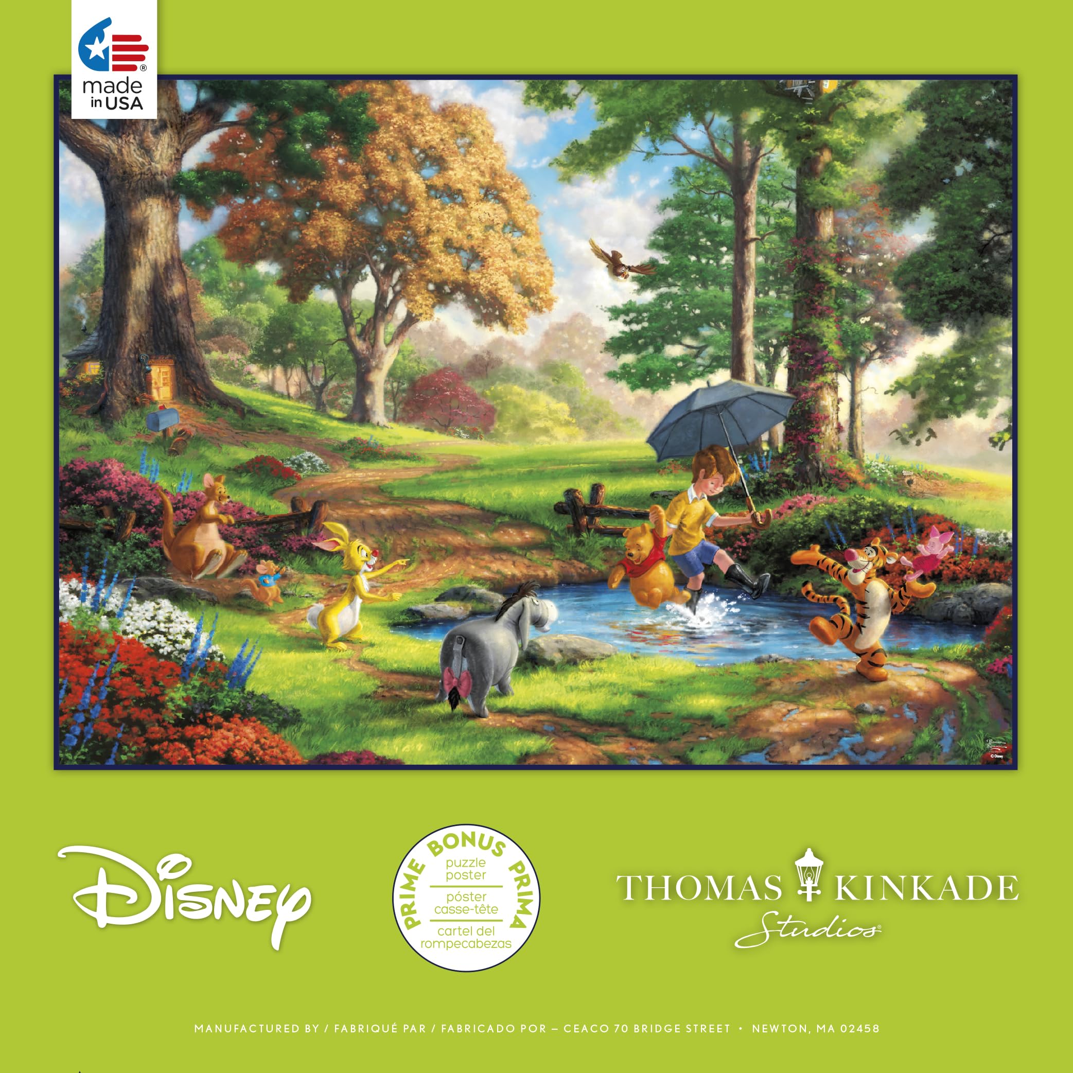 Foto 7 pulgar | Rompecabezas Ceaco Thomas Kinkade Disney Winnie The Pooh - Venta Internacional.