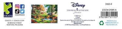 Foto 7 | Rompecabezas Ceaco Thomas Kinkade Disney Winnie The Pooh - Venta Internacional.