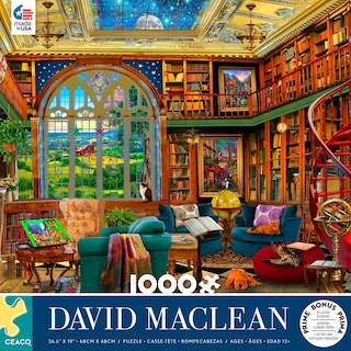 Foto 1 | Rompecabezas Ceaco David Maclean Country Library 1000 Piezas - Venta Internacional.