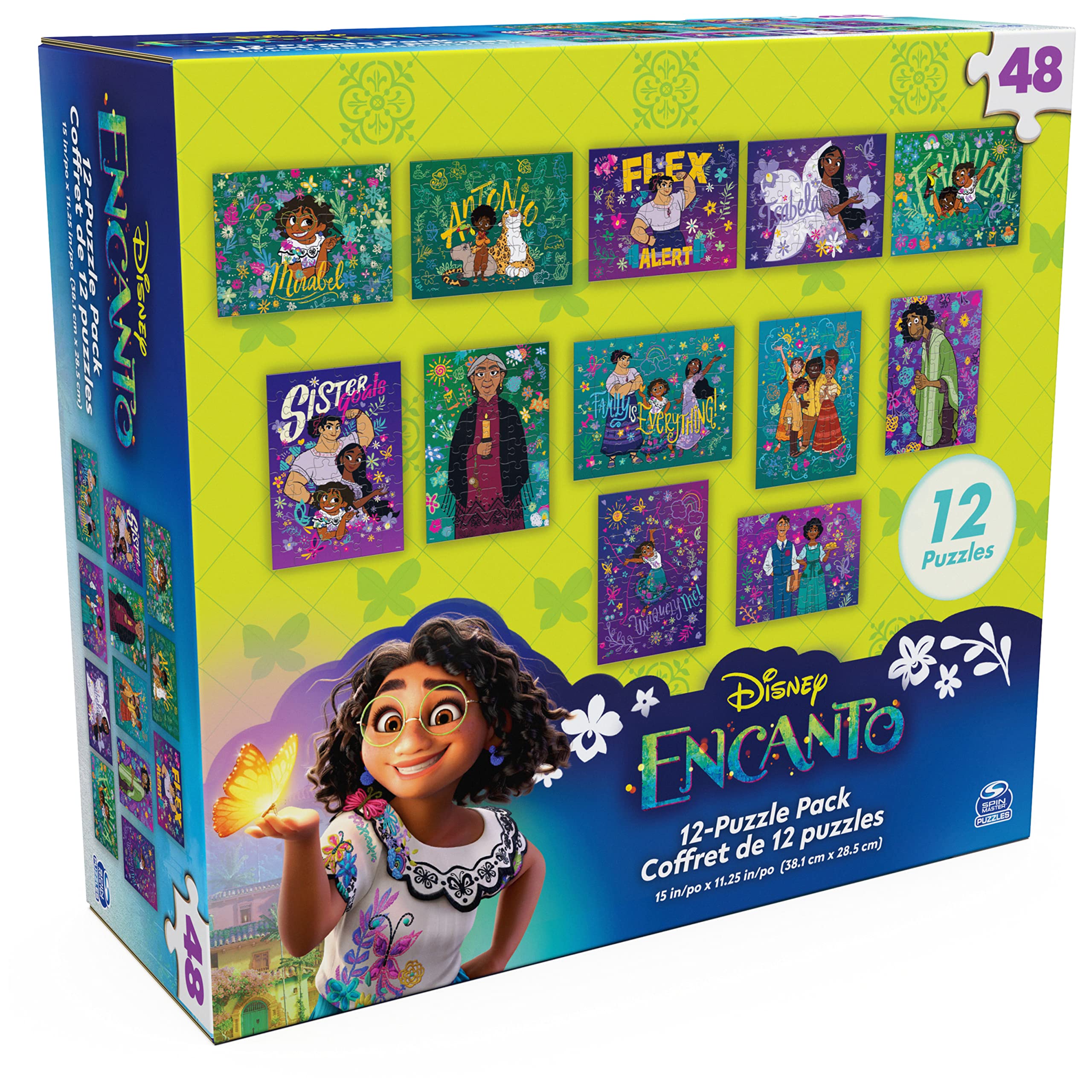 Rompecabezas Spin Master Disney Encanto 48 Piezas X12 Niños A Partir De 4 Años - Venta Internacional.