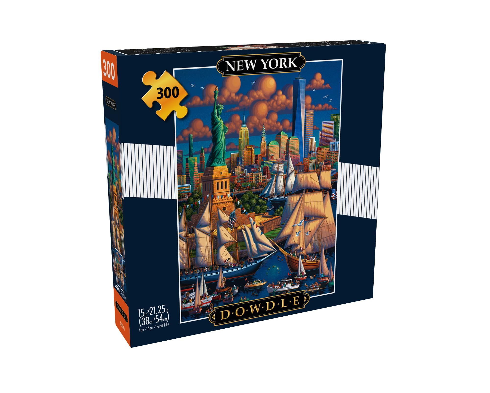 Foto 3 | Rompecabezas Buffalo Games Dowdle New York De 300 Piezas - Venta Internacional.