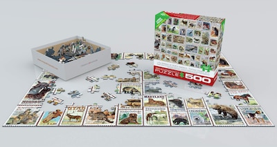 Foto 3 | Puzzle Eurographics Eurhr North American Wildlife 500 Piezas - Venta Internacional.