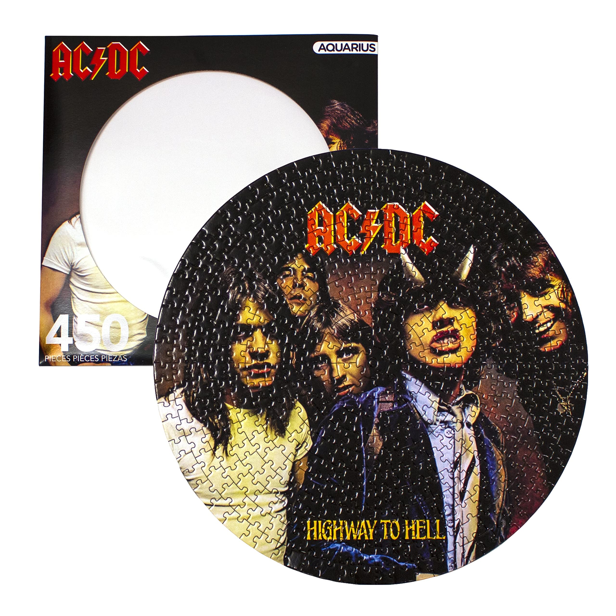 Foto 2 pulgar | Rompecabezas Aquarius Ac/dc Highway To Hell Record Disc, 450 Unidades - Venta Internacional.