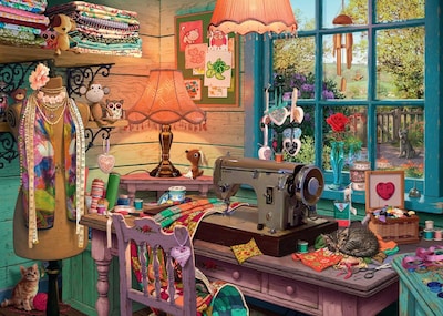 Foto 1 | Rompecabezas Ravensburger The Sewing Shed 1000 Piezas - Venta Internacional.