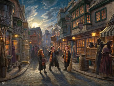 Foto 1 | Rompecabezas Ceaco Thomas Kinkade Harry Potter Diagon Alley - Venta Internacional.