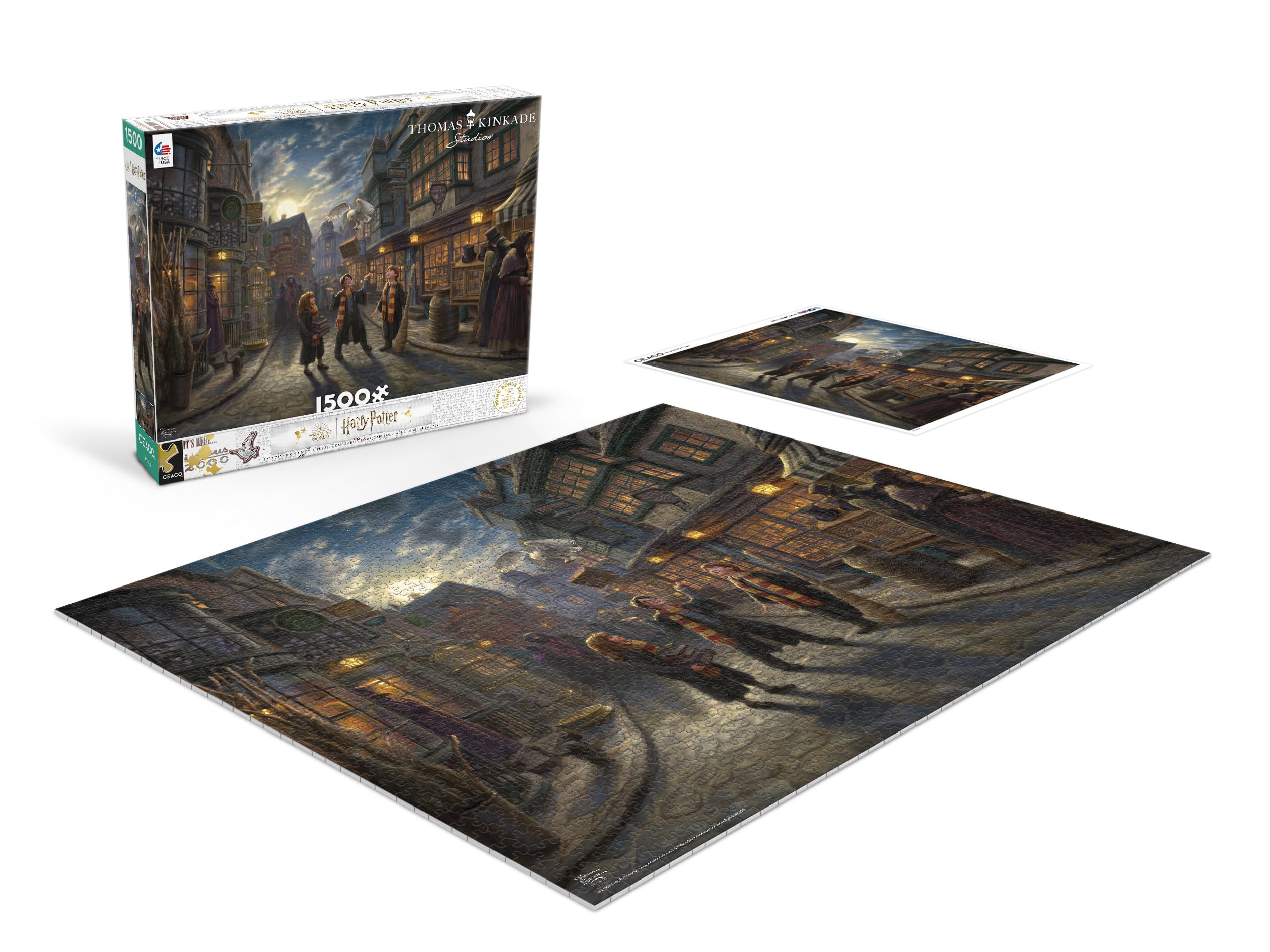 Foto 5 pulgar | Rompecabezas Ceaco Thomas Kinkade Harry Potter Diagon Alley - Venta Internacional.