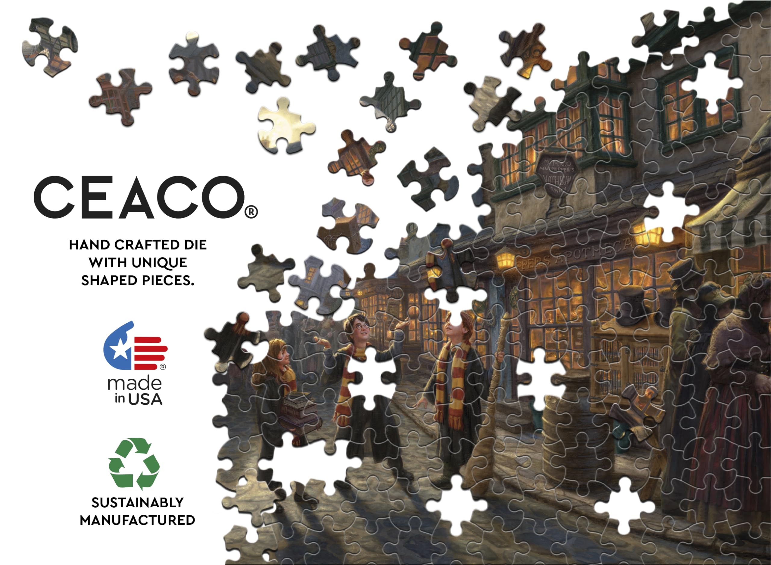 Foto 6 pulgar | Rompecabezas Ceaco Thomas Kinkade Harry Potter Diagon Alley - Venta Internacional.