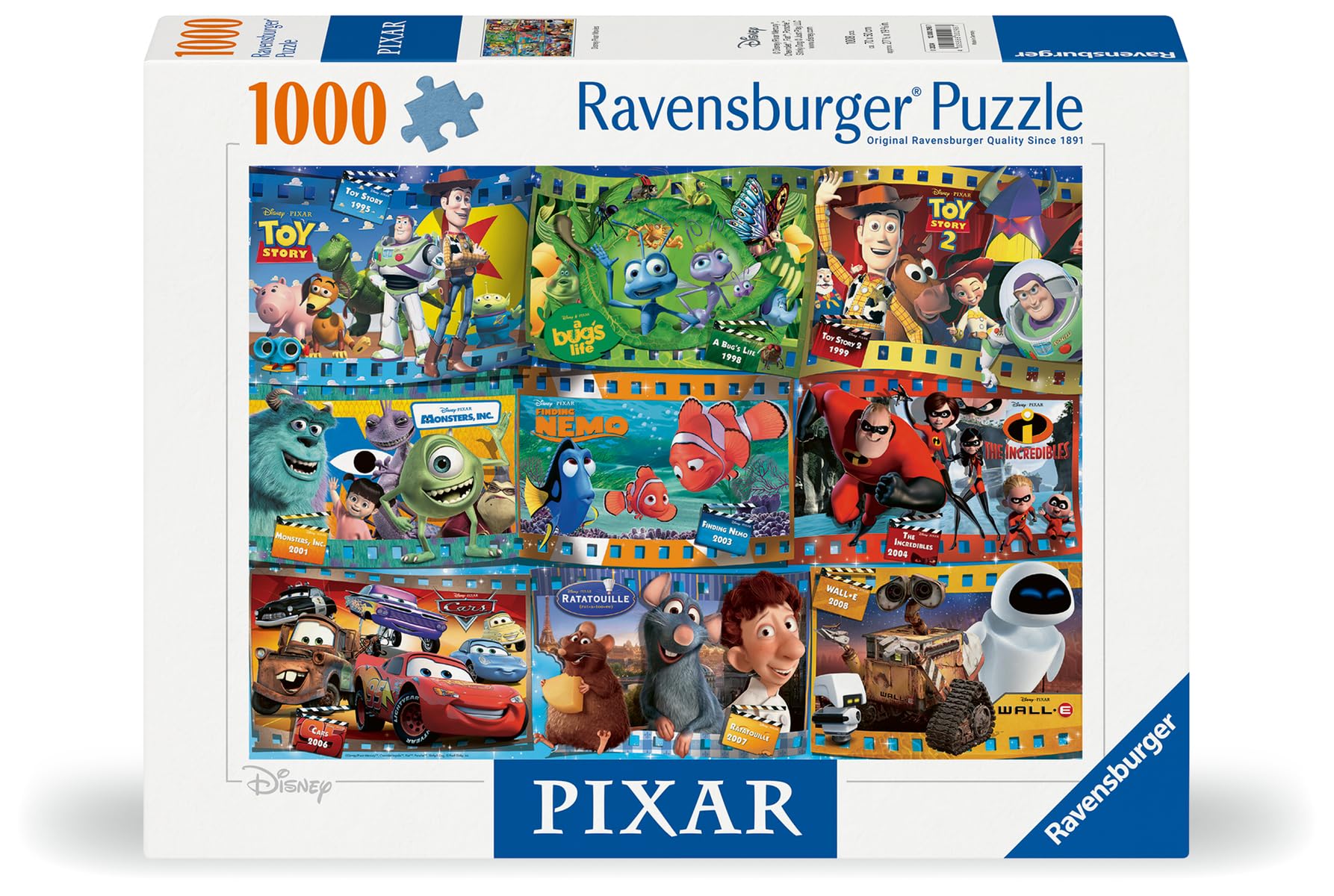 Foto 2 | Rompecabezas De Ravensburger Disney-pixar Movies 1000 Piezas - Venta Internacional.