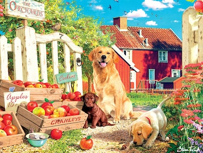Foto 1 | Rompecabezas Buffalo Games Best Friends In The Orchard, 750 Piezas - Venta Internacional.