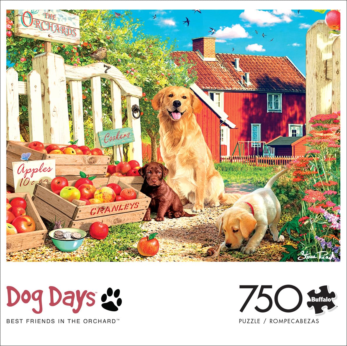 Foto 2 | Rompecabezas Buffalo Games Best Friends In The Orchard, 750 Piezas - Venta Internacional.
