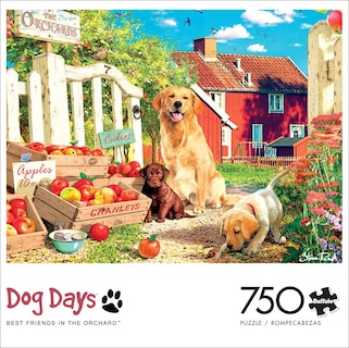 Foto 2 | Rompecabezas Buffalo Games Best Friends In The Orchard, 750 Piezas - Venta Internacional.