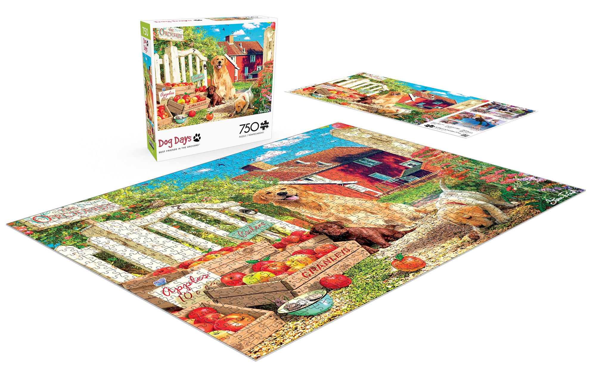 Foto 4 | Rompecabezas Buffalo Games Best Friends In The Orchard, 750 Piezas - Venta Internacional.