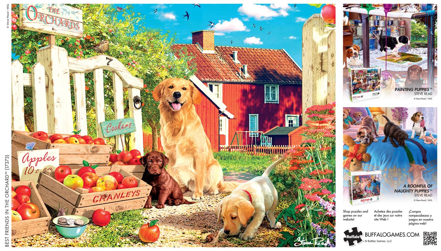 Foto 6 pulgar | Rompecabezas Buffalo Games Best Friends In The Orchard, 750 Piezas - Venta Internacional.