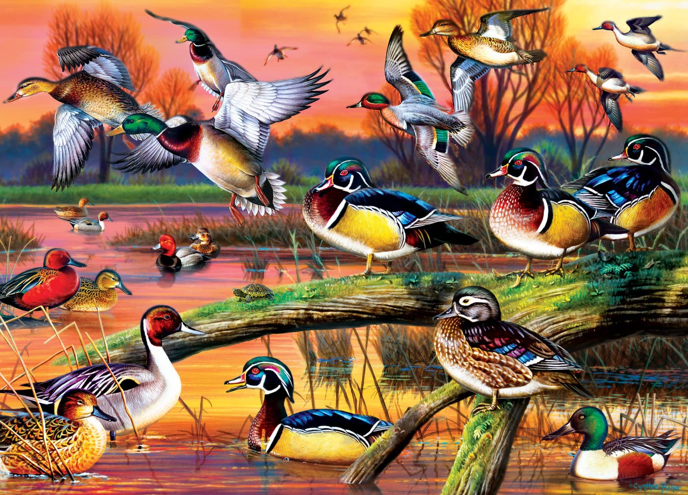Foto 2 | Rompecabezas Masterpieces Autumn Feathers 1000 Piezas - Venta Internacional.