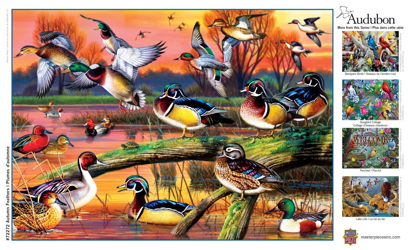 Foto 5 pulgar | Rompecabezas Masterpieces Autumn Feathers 1000 Piezas - Venta Internacional.
