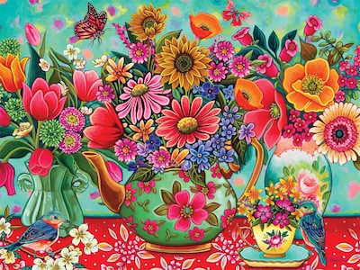 Foto 1 | Rompecabezas Ceaco Peggy Davis Colorful Garden De 300 Piezas - Venta Internacional.