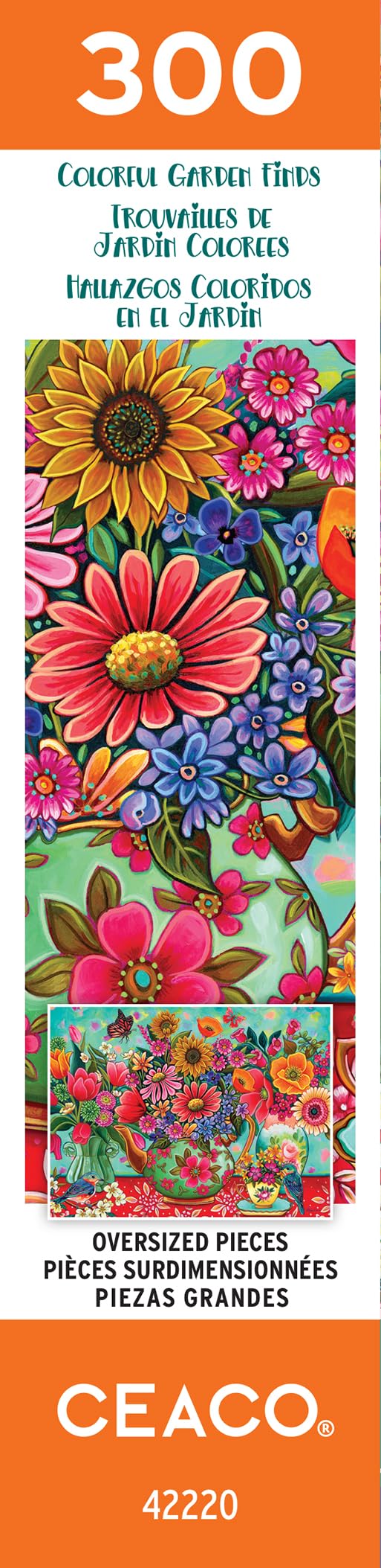 Foto 8 pulgar | Rompecabezas Ceaco Peggy Davis Colorful Garden De 300 Piezas - Venta Internacional.