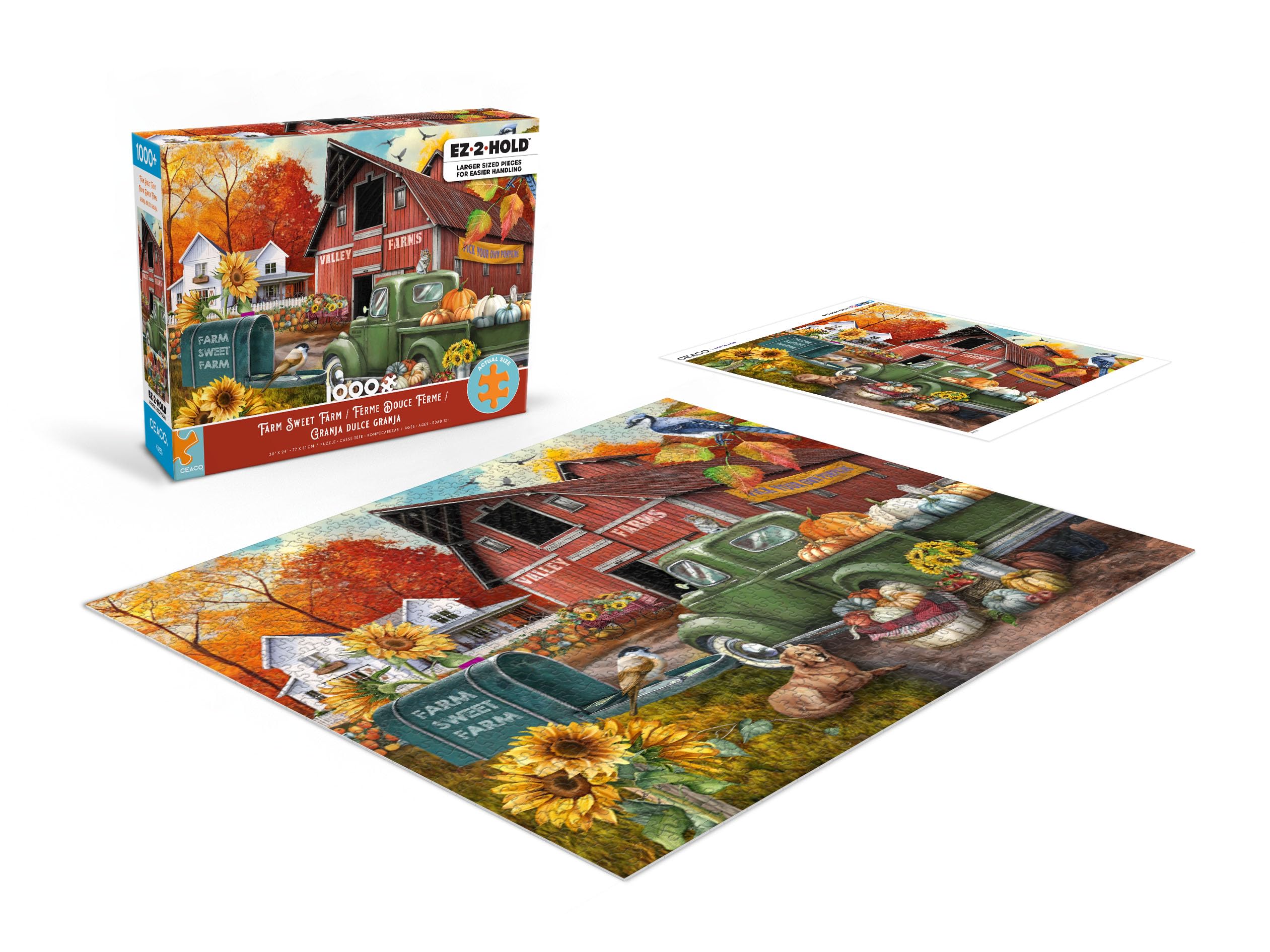 Foto 4 | Rompecabezas Ceaco Farm Sweet Farm 1000 Piezas - Venta Internacional.
