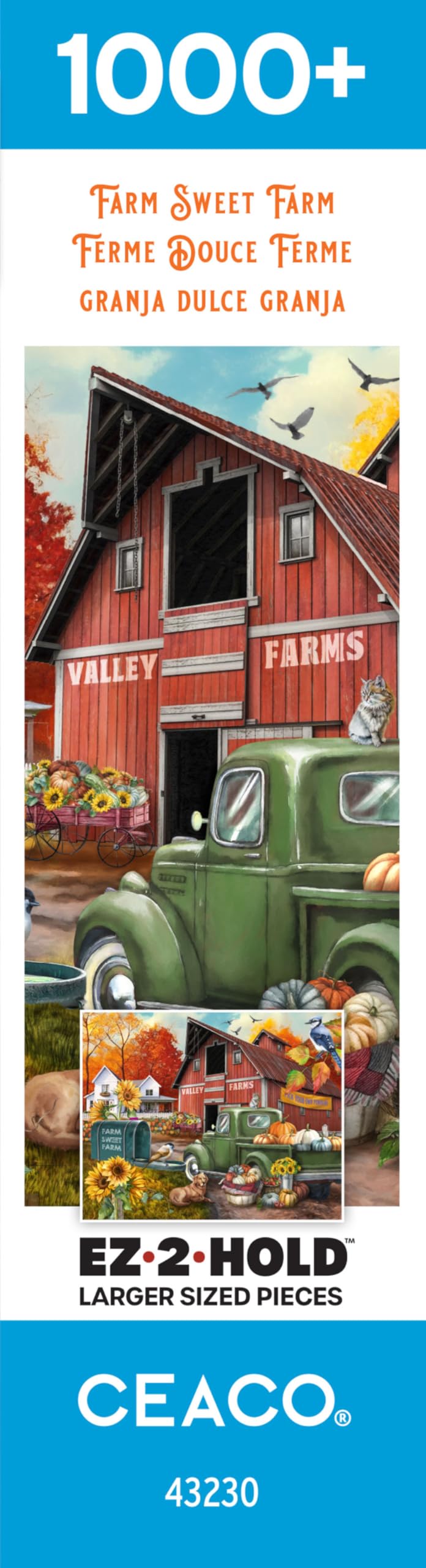 Foto 7 | Rompecabezas Ceaco Farm Sweet Farm 1000 Piezas - Venta Internacional.