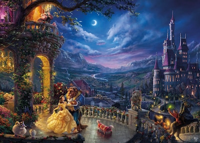 Foto 1 | Rompecabezas Ceaco Thomas Kinkade Disney La Bella Y La Bestia - Venta Internacional.