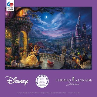 Foto 3 | Rompecabezas Ceaco Thomas Kinkade Disney La Bella Y La Bestia - Venta Internacional.