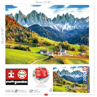 Foto 3 | Rompecabezas Educa Autumn In The Dolomites 2000 Piezas - Venta Internacional.