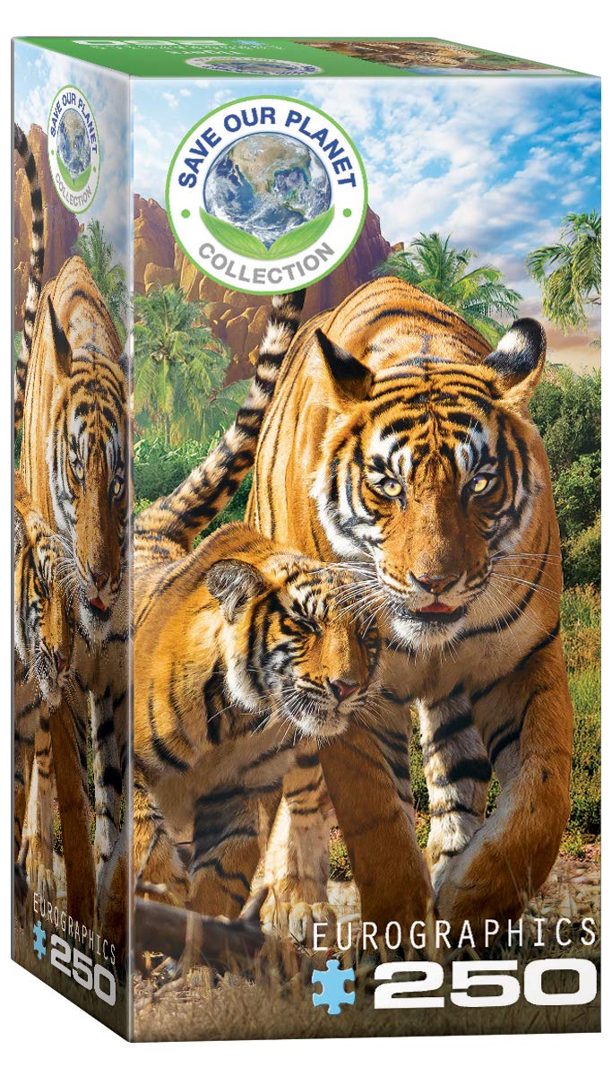 Foto 2 pulgar | Puzzle Eurographics Tigers 250 Piezas - Venta Internacional.