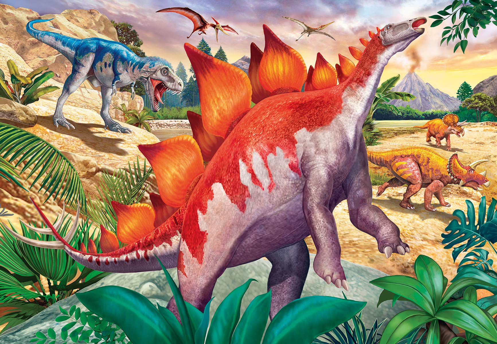 Foto 3 | Juego De Rompecabezas Ravensburger Jurassic Wildlife De 2 X 24 Piezas Para Niños - Venta Internacional.