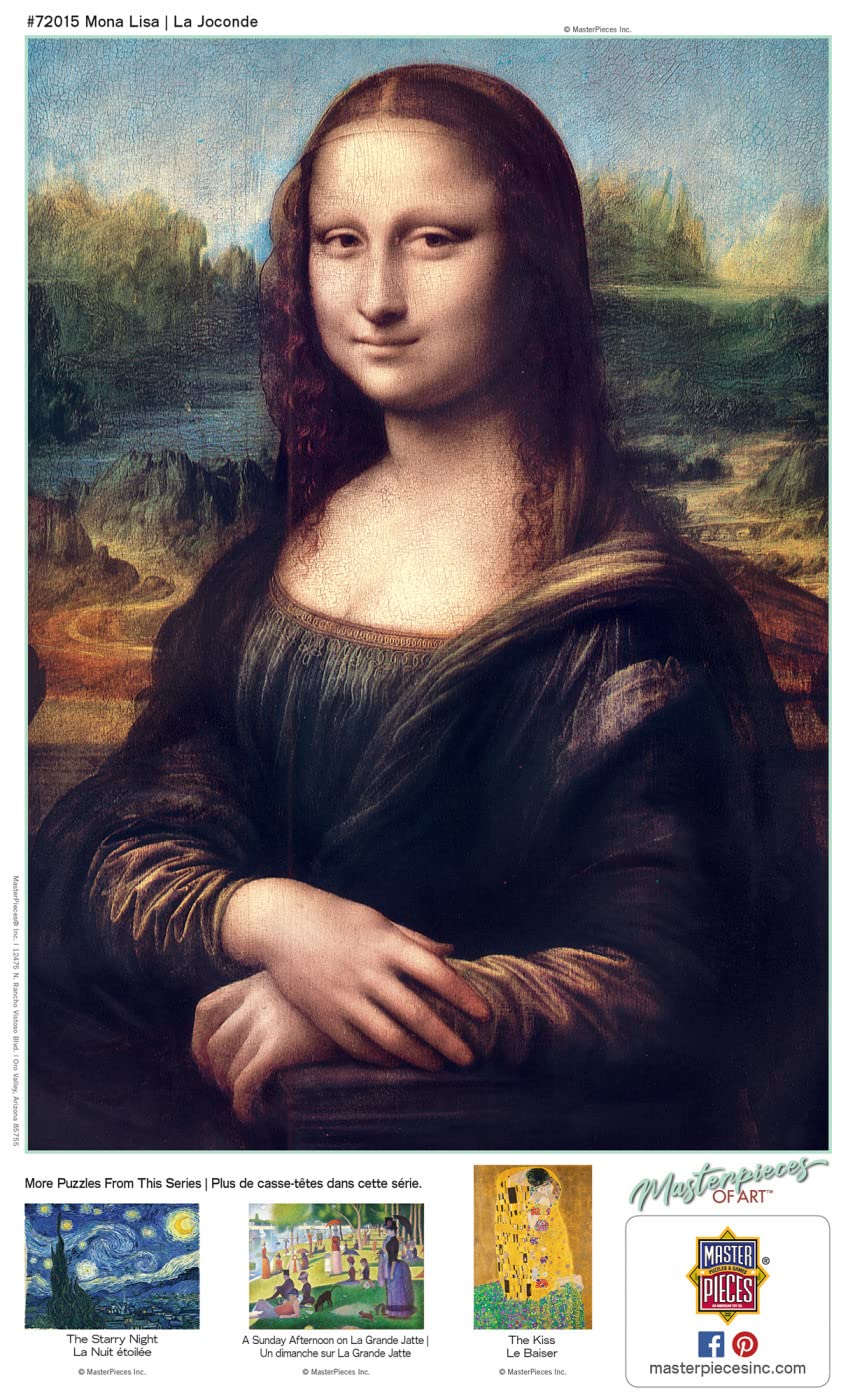 Foto 4 | Rompecabezas Masterpieces Mona Lisa 1000 Piezas - Venta Internacional.