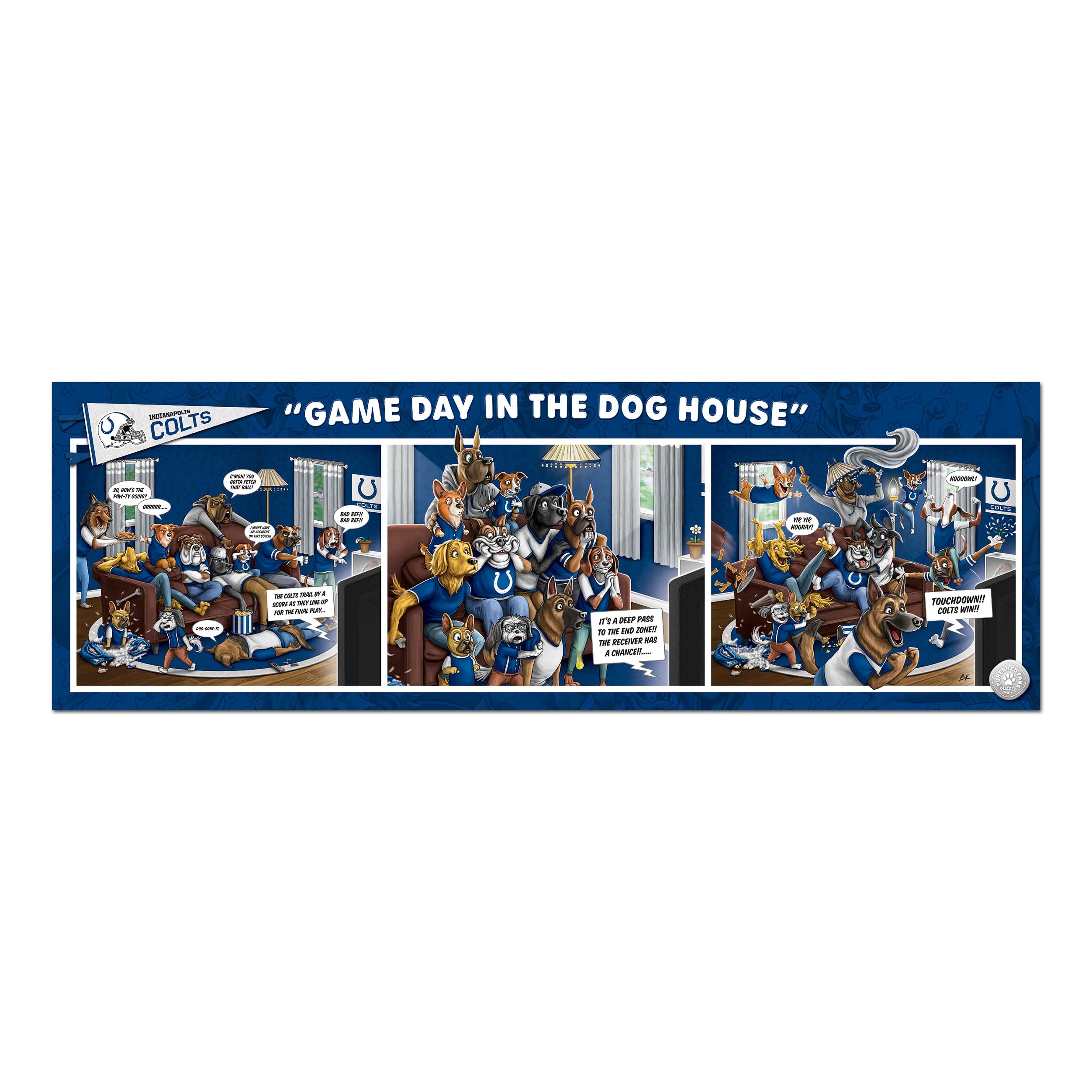 Foto 4 pulgar | Puzzle Youthefan Nfl Indianapolis Colts Game Day, 1000 Unidades - Venta Internacional.