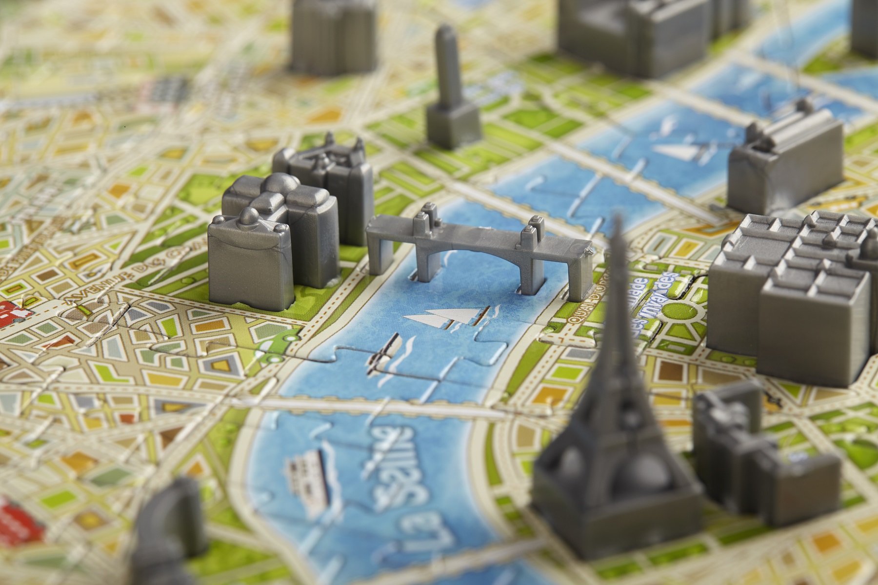 Foto 3 | Puzzle 4d Cityscape Mini Paris, 166 Piezas, Póster Con Recorrido En Autobús - Venta Internacional.