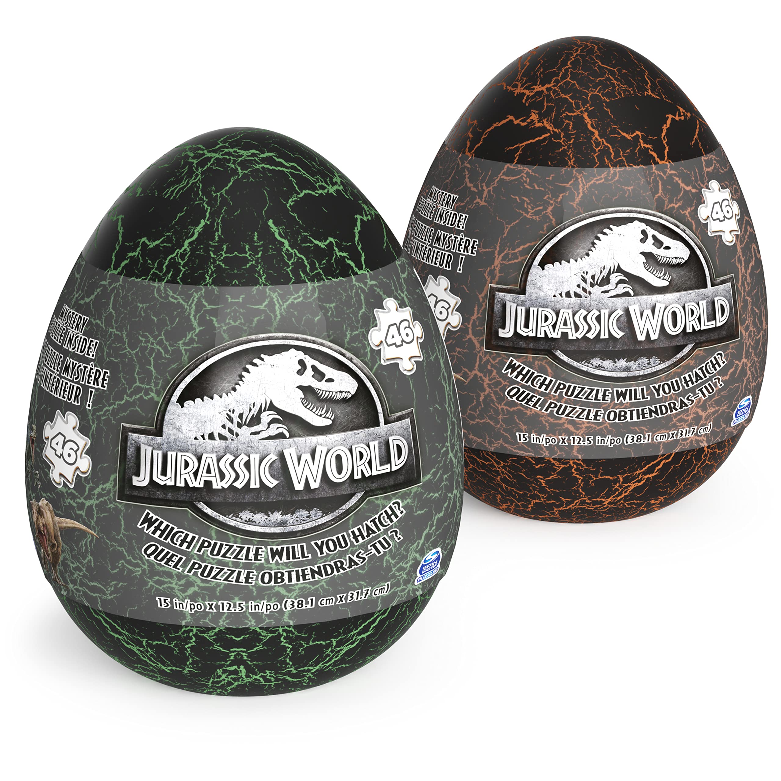 Paquete De Rompecabezas Jurassic World, 46 Piezas, Jigsaw Spin Master - Venta Internacional.