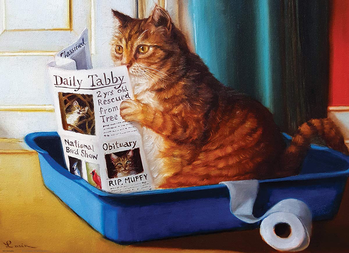 Foto 3 pulgar | Puzzle Eurographics Kitty Throne, 500 Piezas, 19,25 X 26,5 Cm - Venta Internacional.