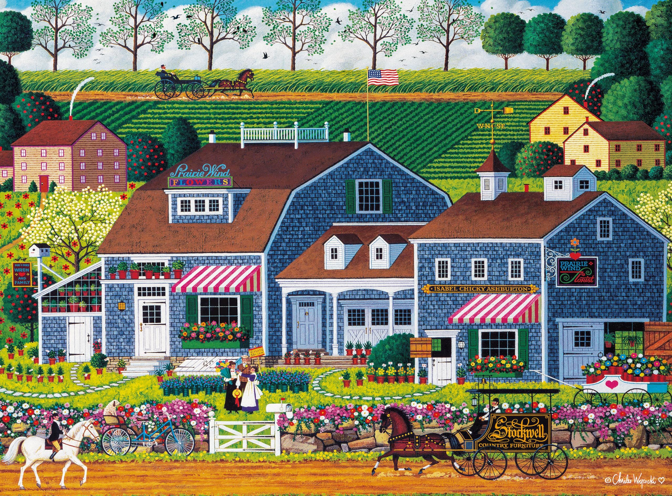 Foto 2 pulgar | Rompecabezas Buffalo Games Charles Wysocki Prairie Wind - Venta Internacional.