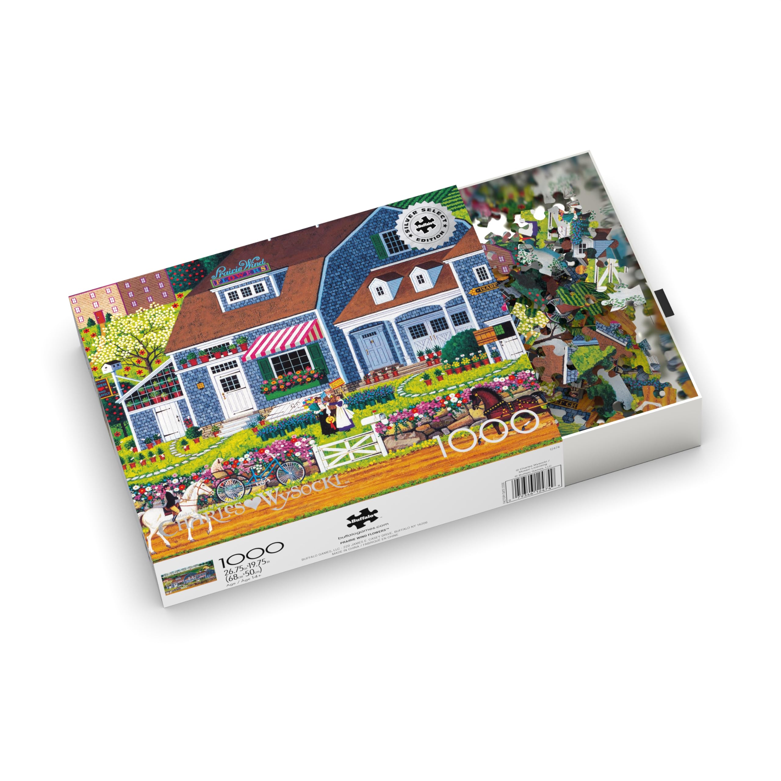 Foto 6 pulgar | Rompecabezas Buffalo Games Charles Wysocki Prairie Wind - Venta Internacional.
