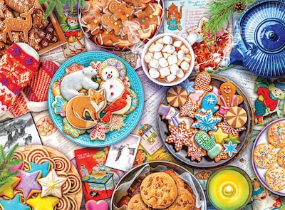 Foto 1 | Rompecabezas Buffalo Games Aimee Stewart Cookies & Cocoa, 1000 Unidades - Venta Internacional.