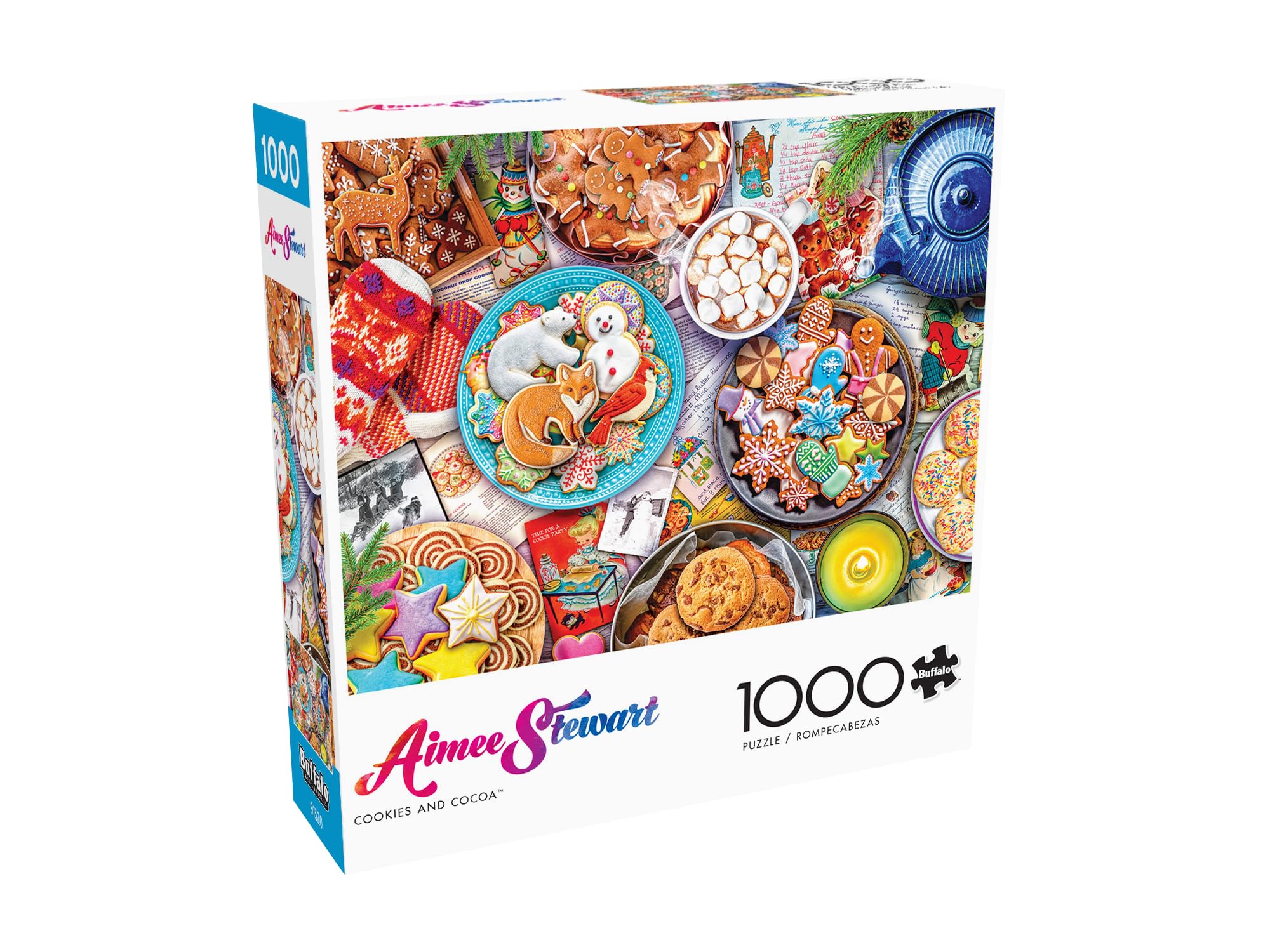 Foto 4 pulgar | Rompecabezas Buffalo Games Aimee Stewart Cookies & Cocoa, 1000 Unidades - Venta Internacional.